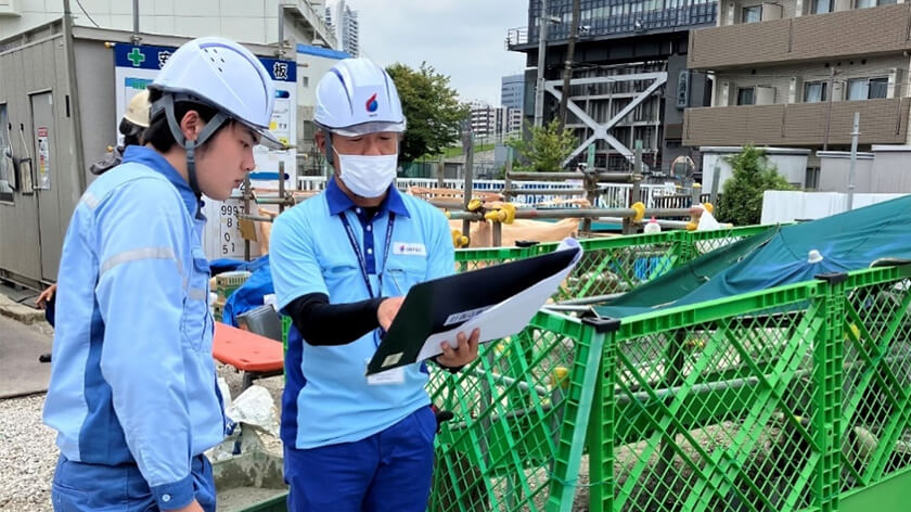現場見学①