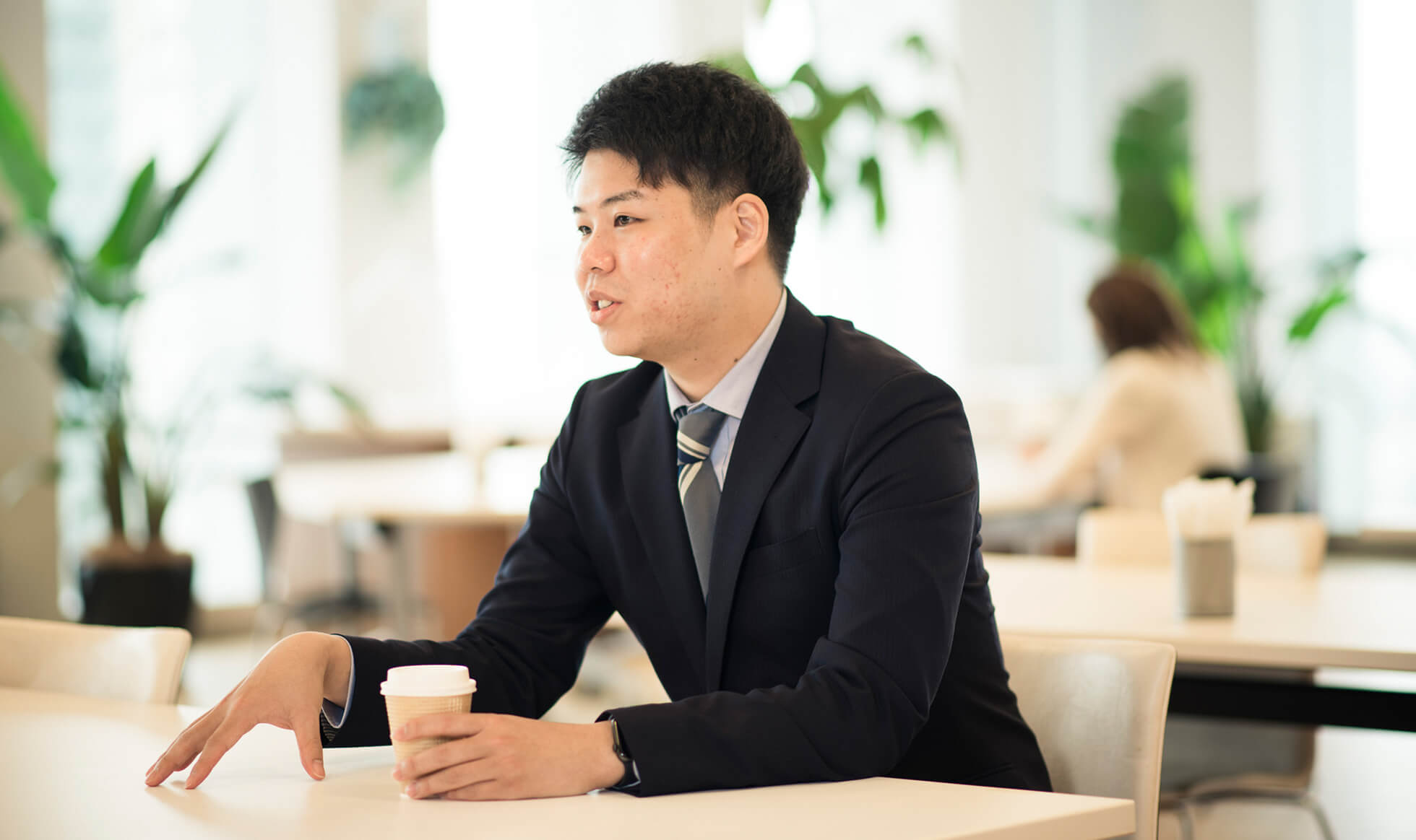 学生時代の経験が仕事に生かされていることを実感。培ってほしいのはコミュニケーション能力。