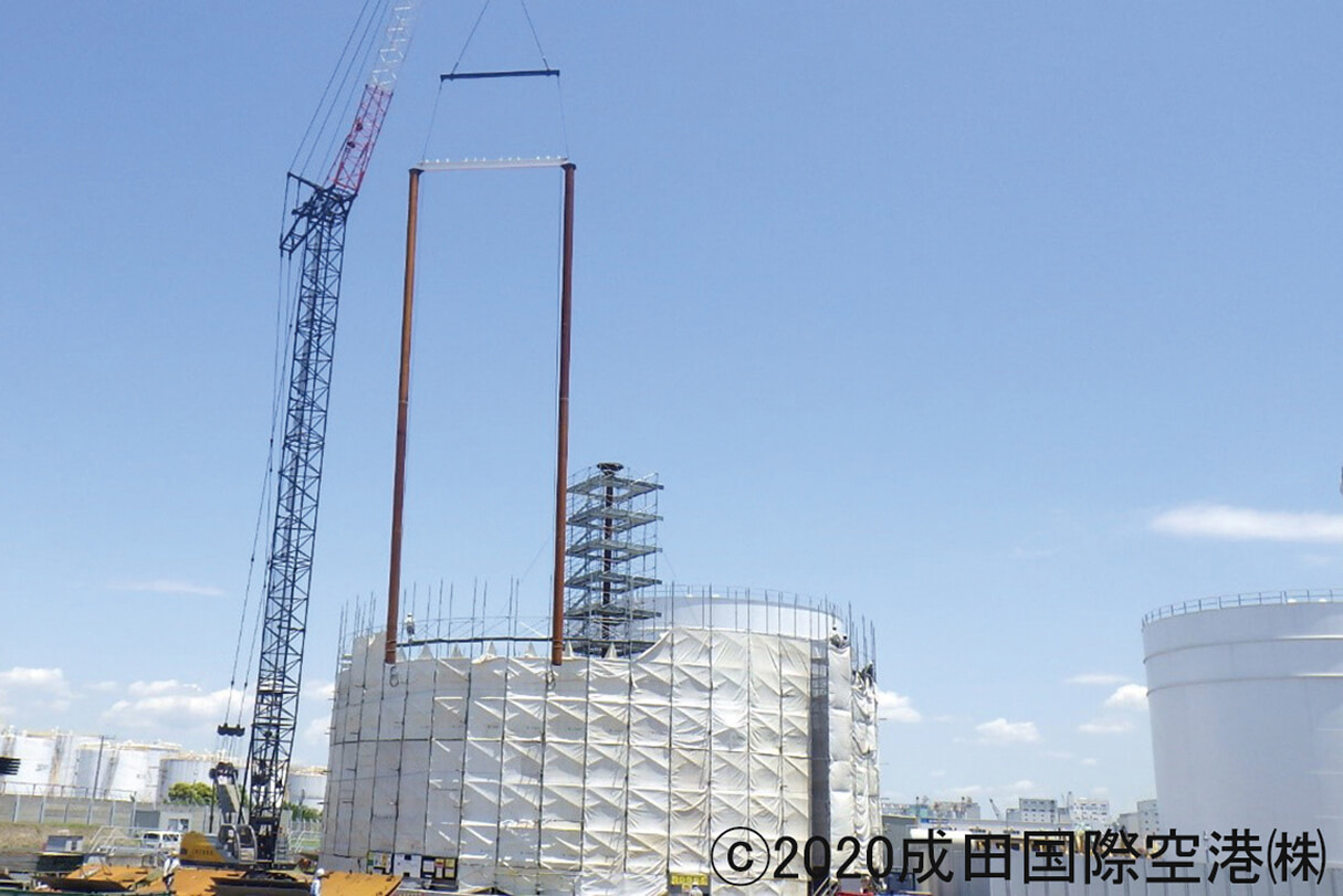 燃料タンク建設(外側)